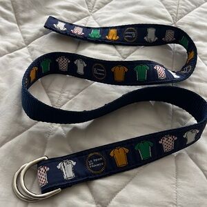 Leather Man Ltd. Navy Tour de France Belt waist MED